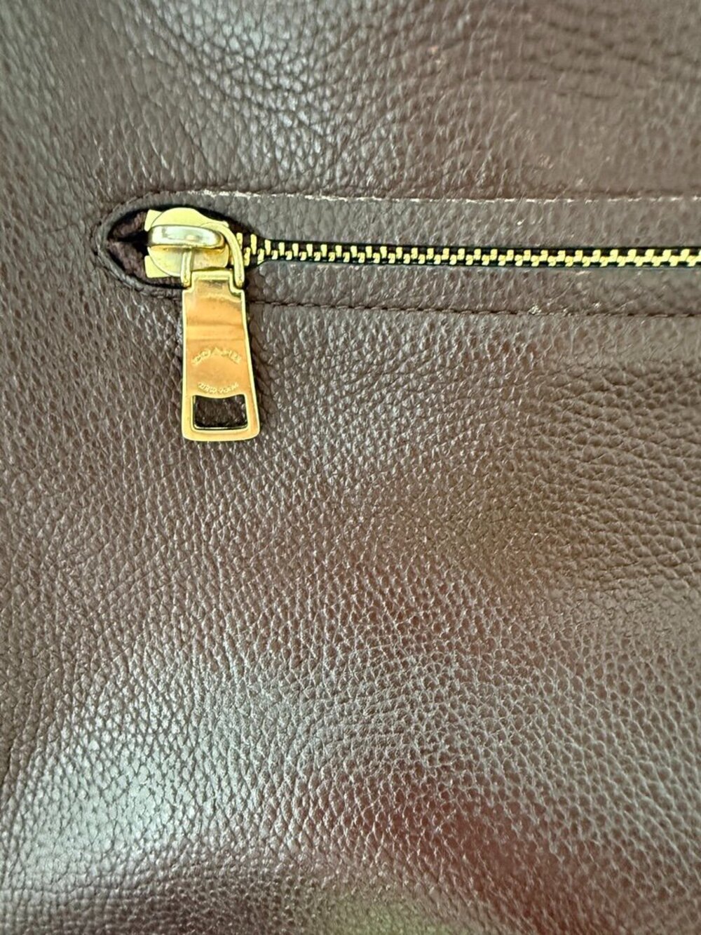 COACH Chaise Crossbody Bag Polished Pebble Leather Oxblood Deep Red Wine Gold - Picture 10 of 13